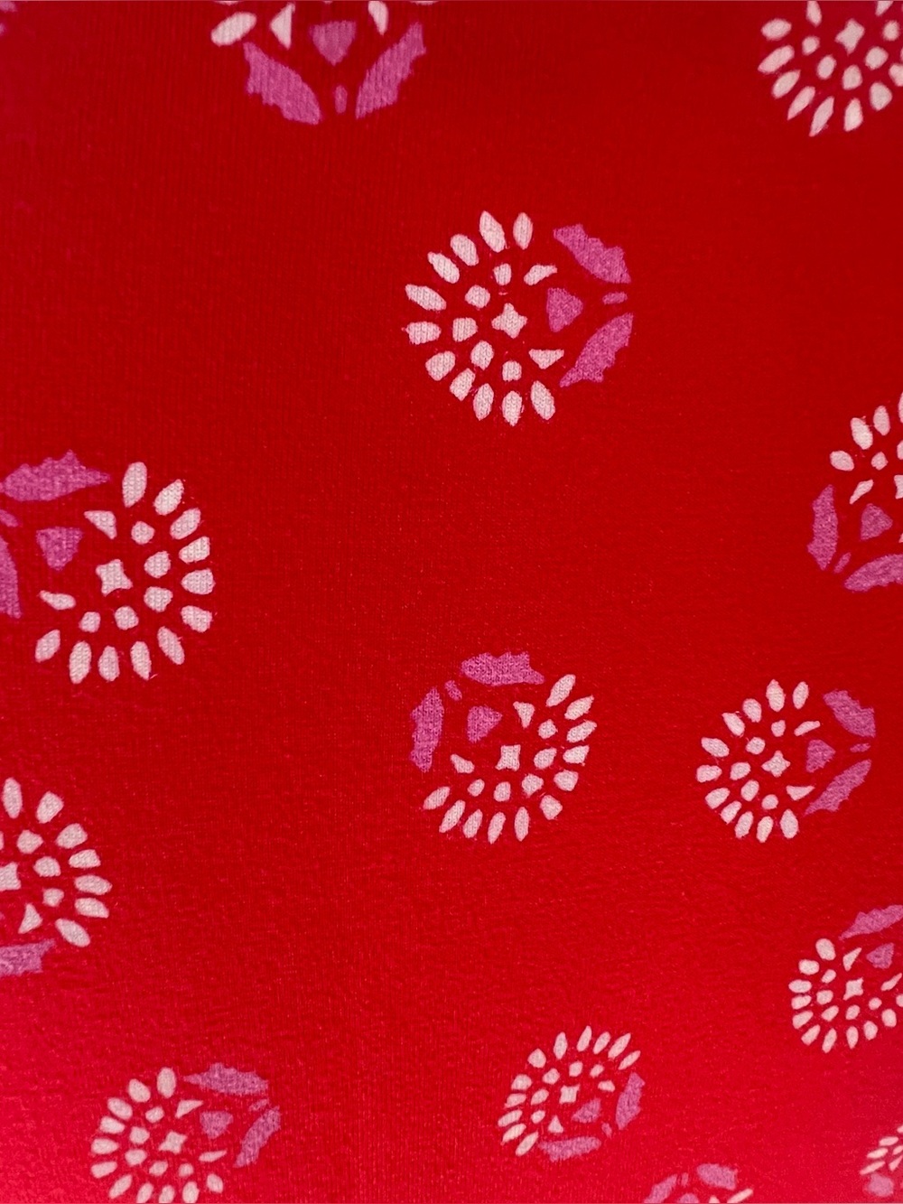 Lands End Red Sleeveless Maxi Dress, Floral Pattern, Empire Waist, Sz S - Picture 7 of 10